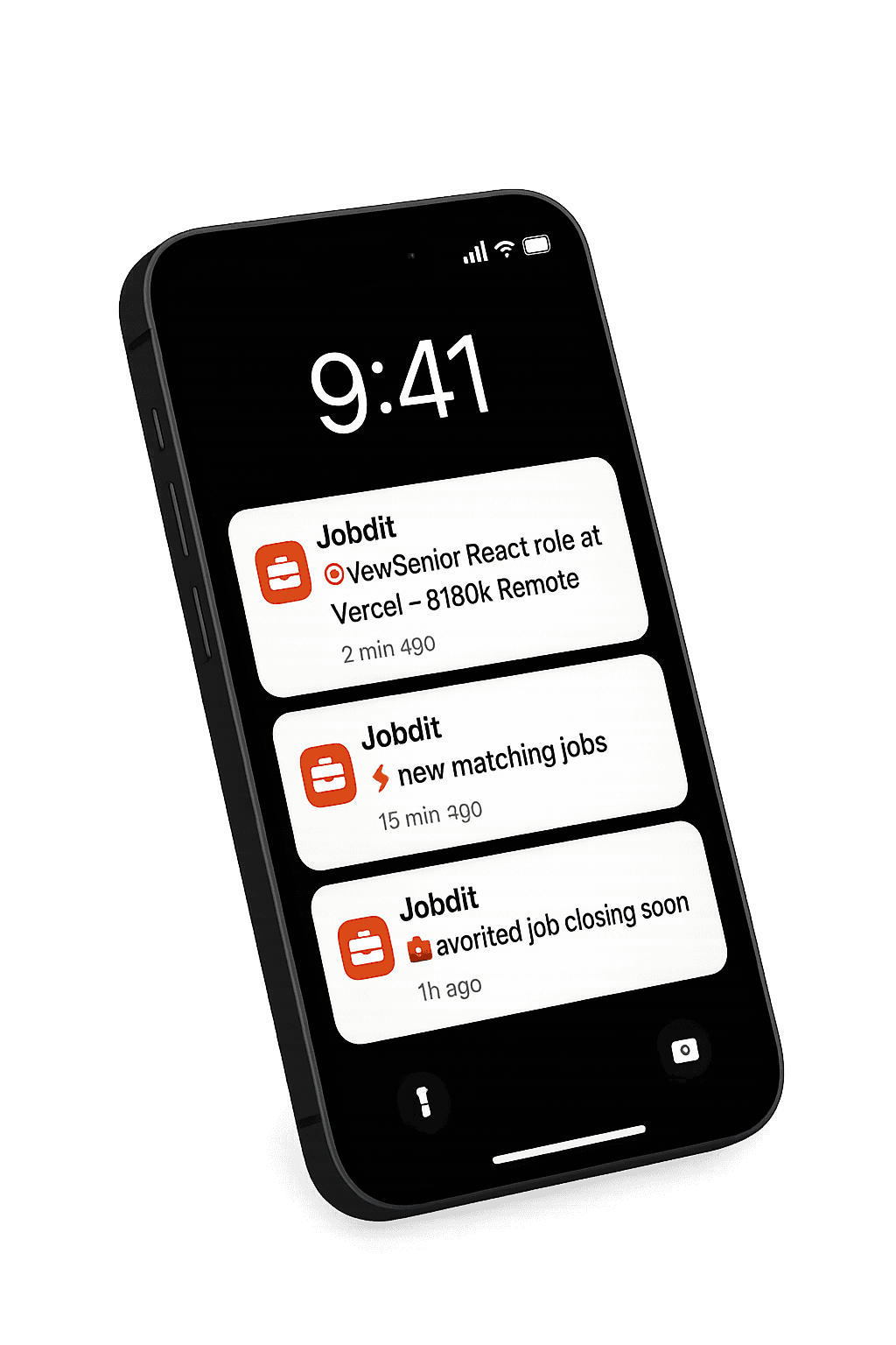 Real-time job notifications